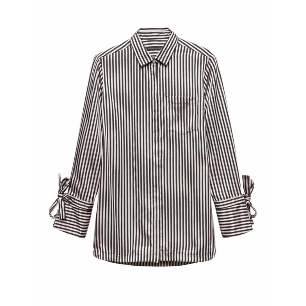 Banana republic Parker stripe career blouse